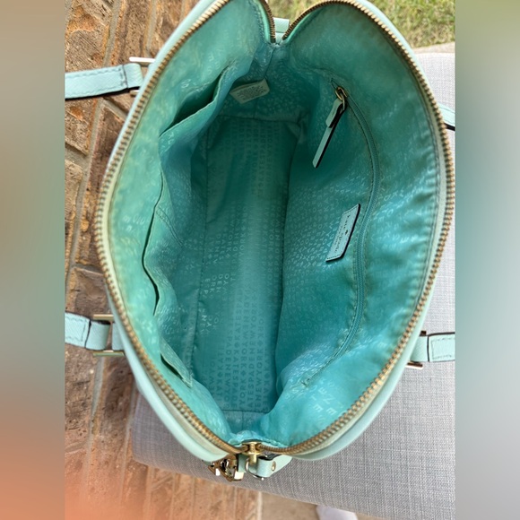 Kate Spade♠️Rachelle Newbury Lane Eyelet Satchel Grace Blue - Picture 7 of 10